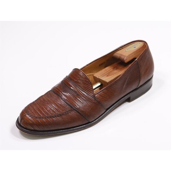 Maus & Hoffman Genuine Lizard Strap Penny Loafers Men\'s US 13 M main image 12